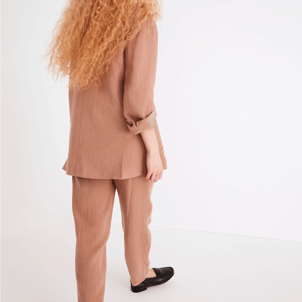Madewell Larsen Relaxed Linen Blend Blazer - Picture 3 of 8